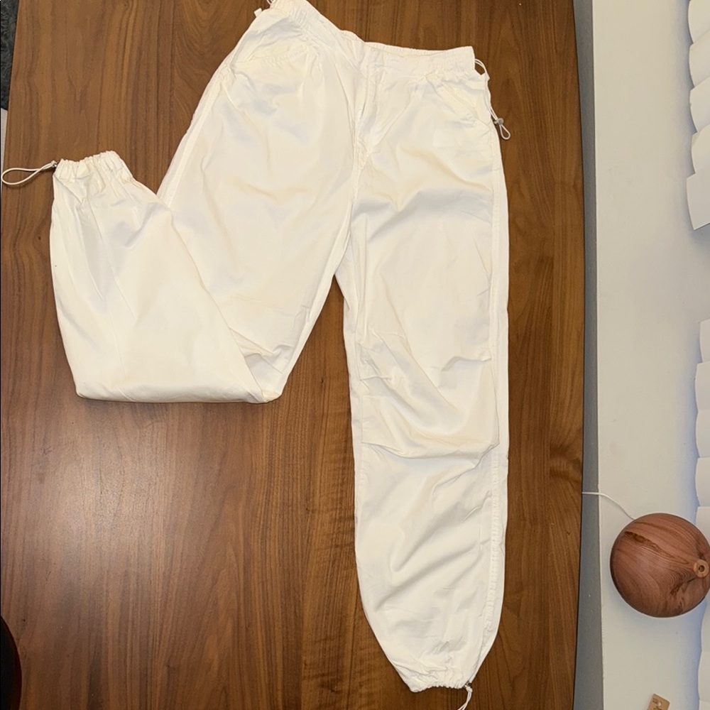 White Jogger Pants